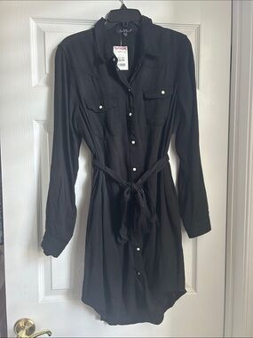 Velvet Heart black long sleeve dress-Sz M
